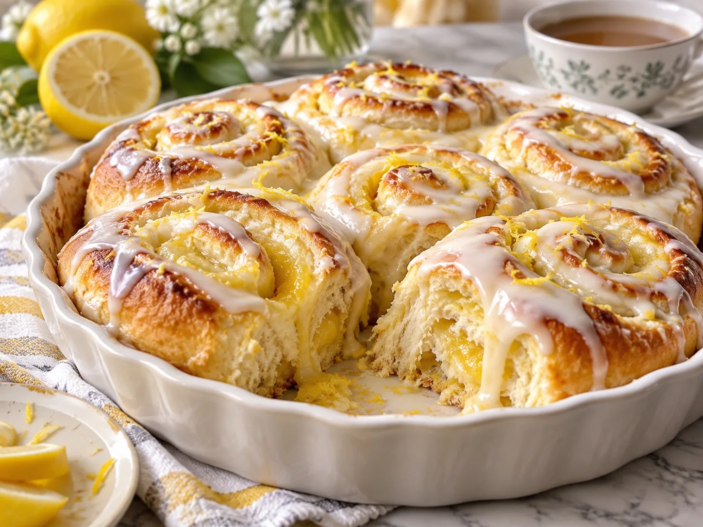 🍋💛 ЛИМОННЫЕ УЛИТКИ — НЕЖНЕЙШИЙ ДЕСЕРТ С ЦИТРУСОВЫМ АРОМАТОМ! 😍
