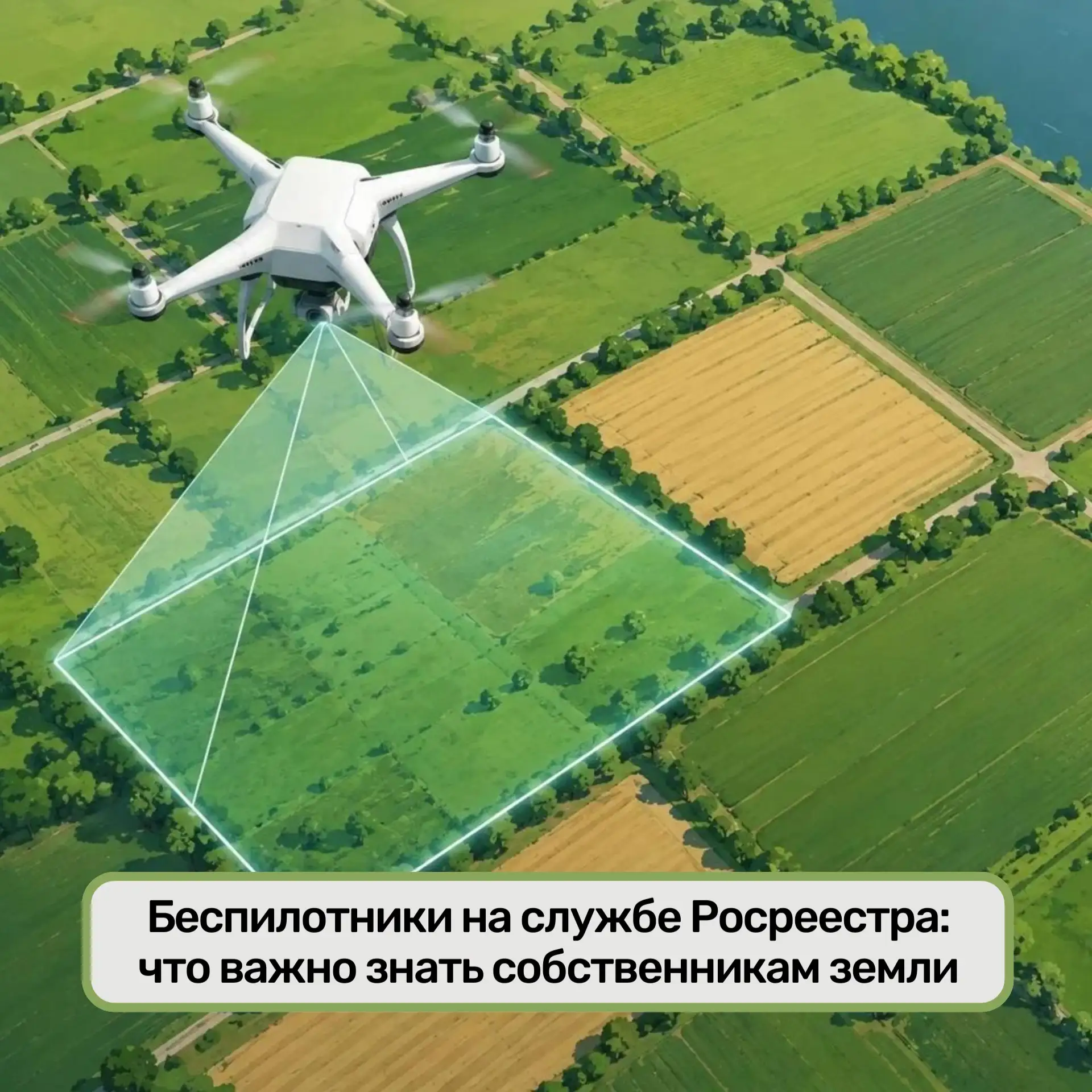 🚁Беспилотники на службе Росреестра: что важно знать собственникам земли
