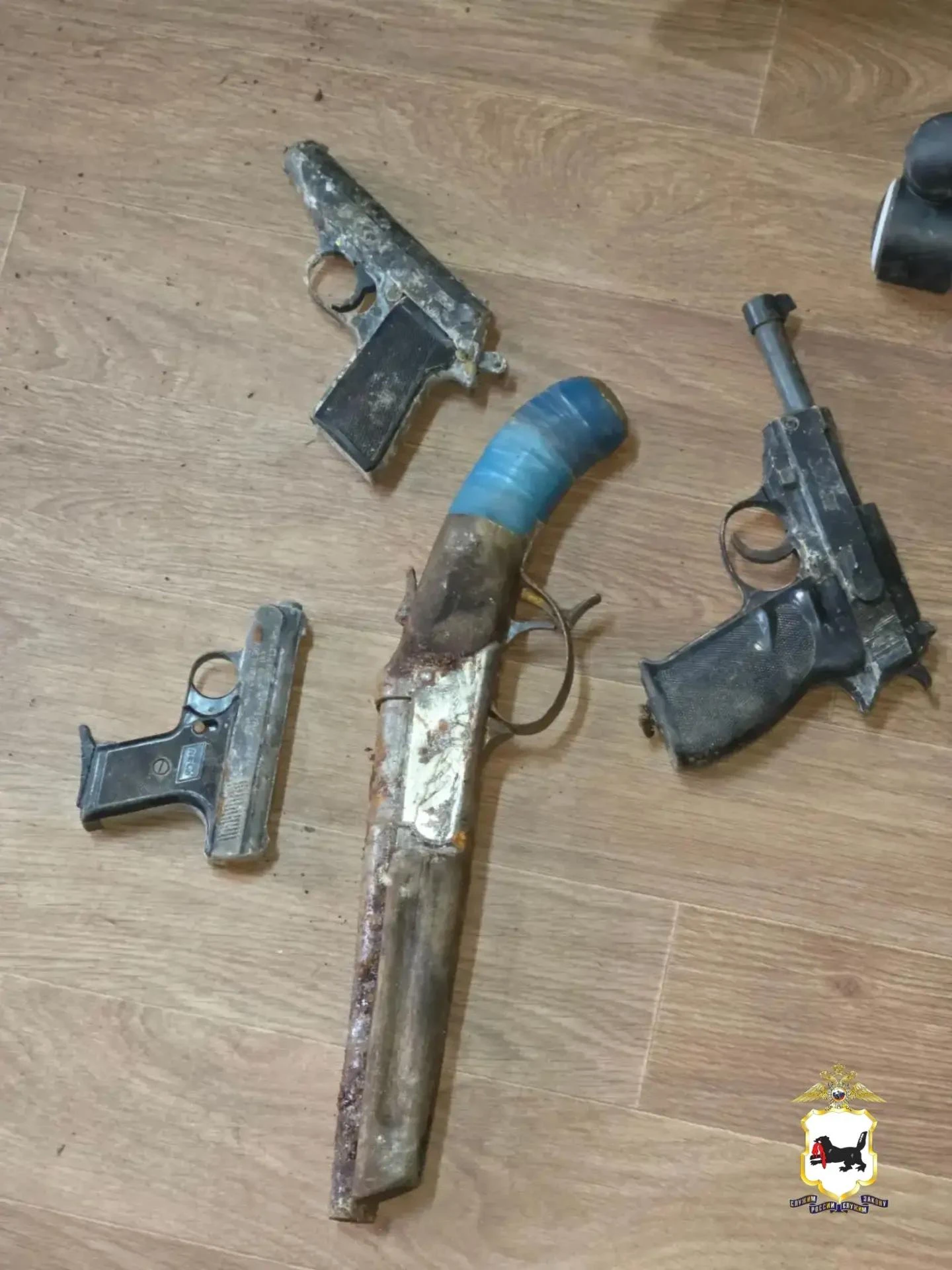 Боевые гранаты, взрывчатку, несколько пистолетов и обрез нашел в купленном недавно гара...