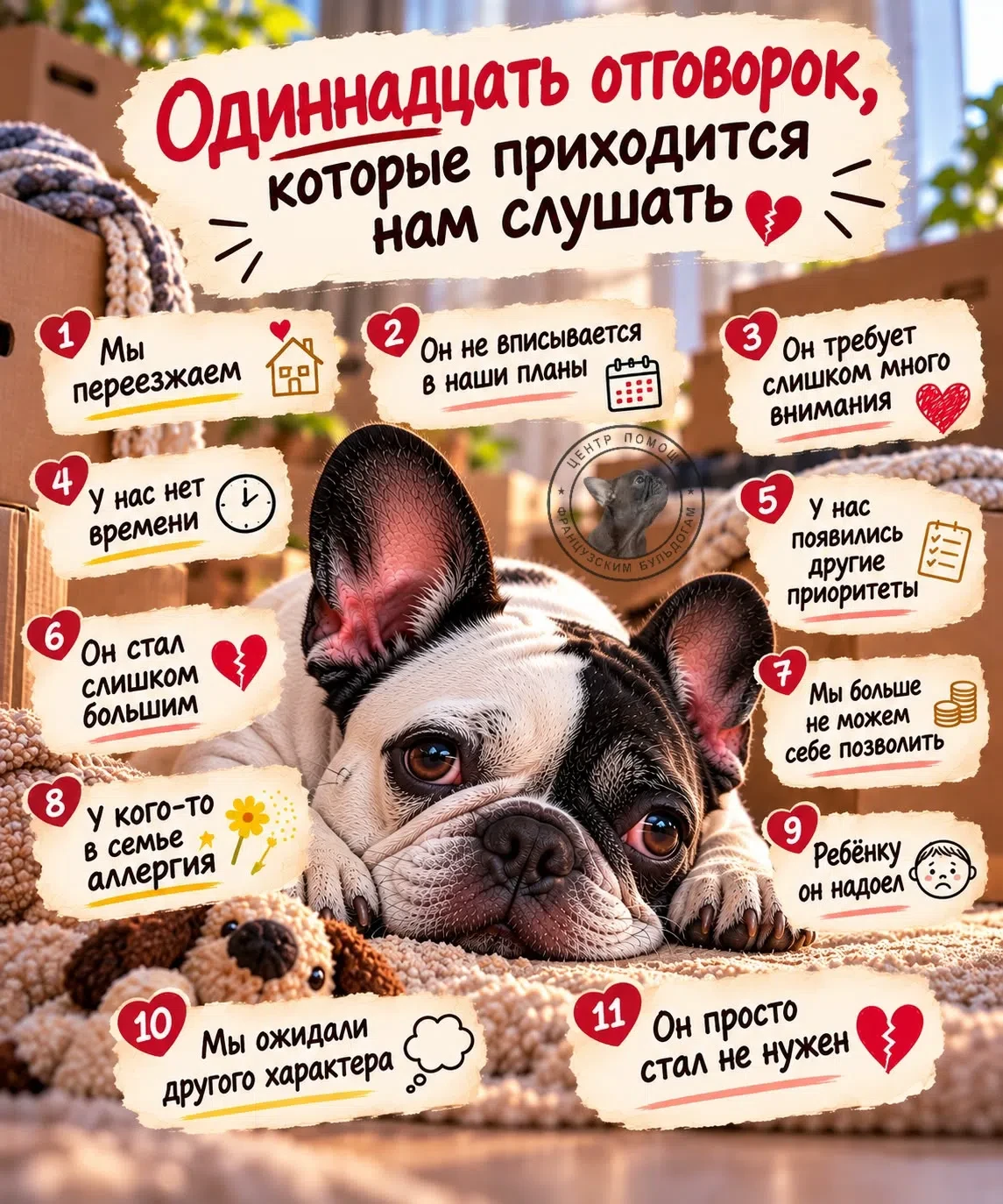 11 ОТГОВОРОК, КОТОРЫЕ НАМ ПРИХОДИТСЯ СЛЫШАТЬ…💔