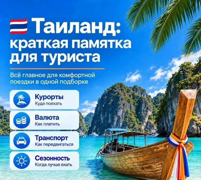 🇹🇭 Таиланд: краткая памятка для вас.