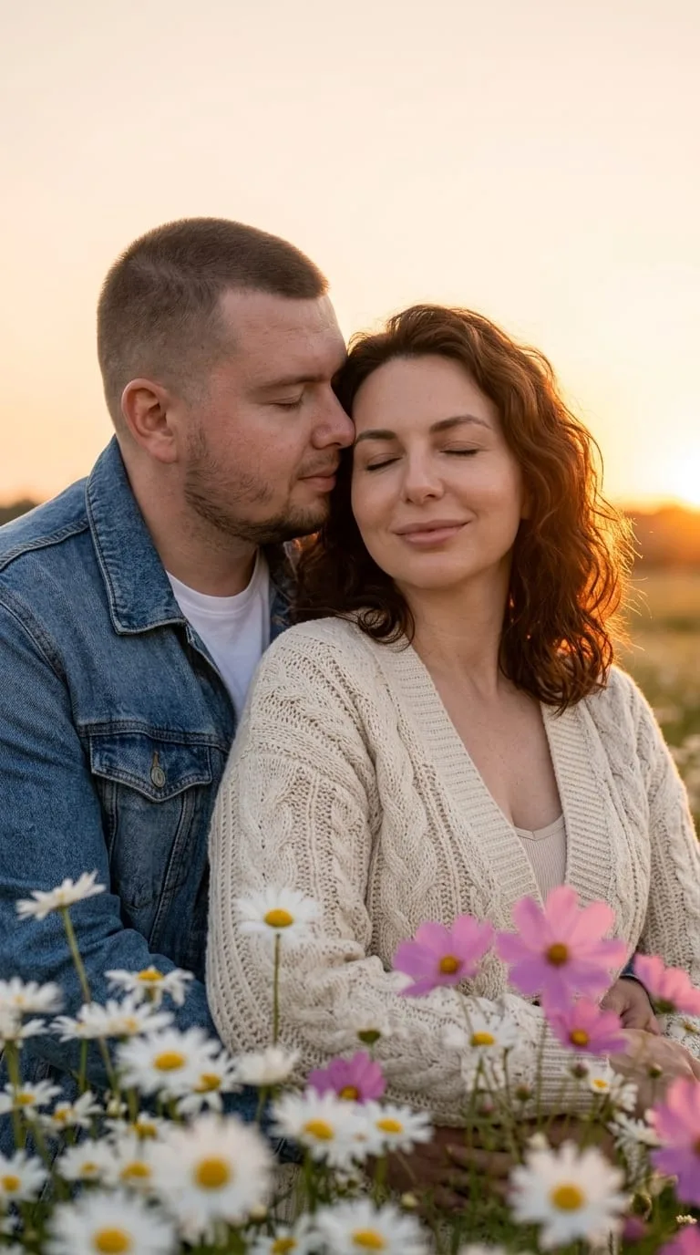 Ромашки укрыты теплом,