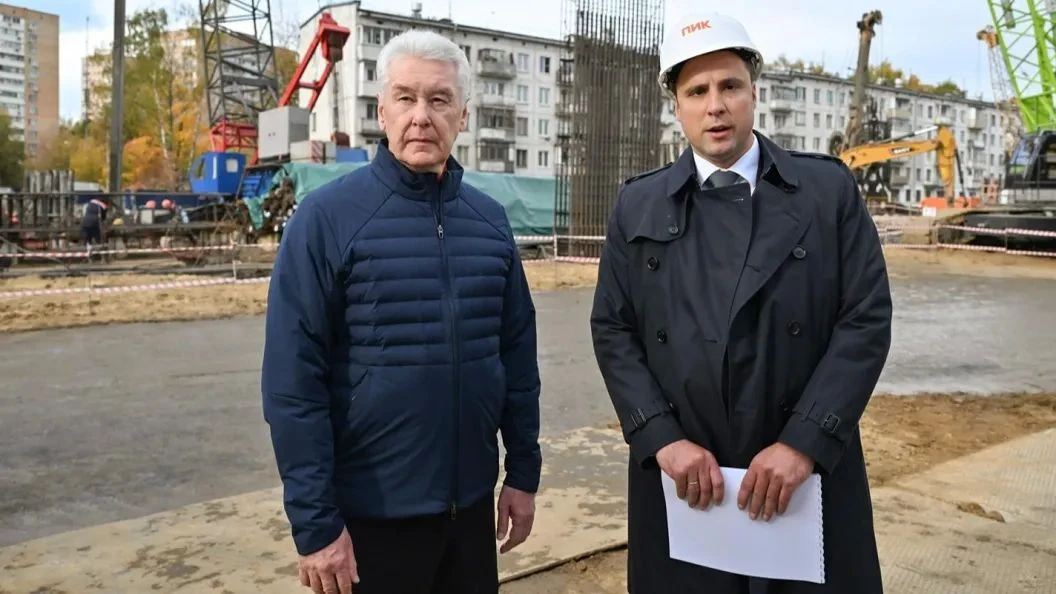 Собянин: Приступили к активным строительным работам на станции метро "Луганская"