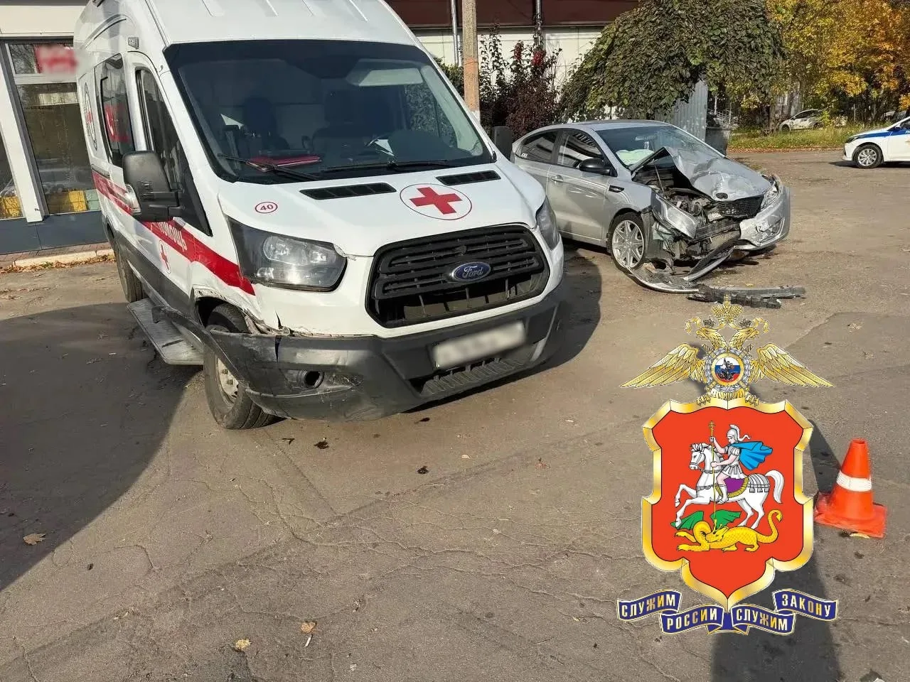 🚑 В Королёве скорая помощь попала в ДТП — пострадали два фельдшера
