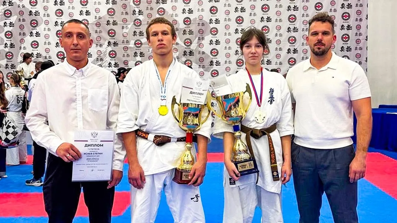 Комсомольские каратисты стали победителями Чемпионата и Первенства России