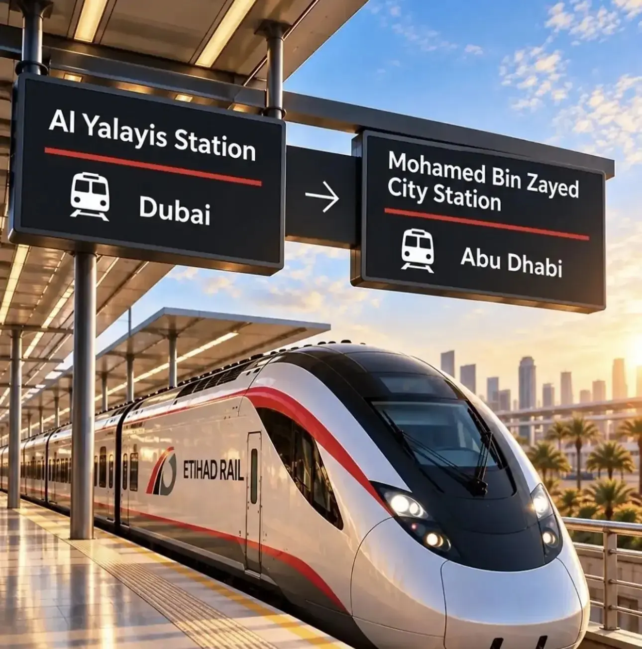 🚆 ИЗ ДУБАЯ В АБУ-ДАБИ ЗА 64 МИНУТЫ? 🇦🇪