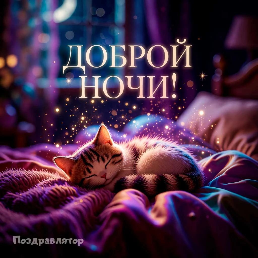 Пусть ночь будет тихой, сны — добрыми, а утро — лёгким. Отдыхай, всё остальное подождёт.