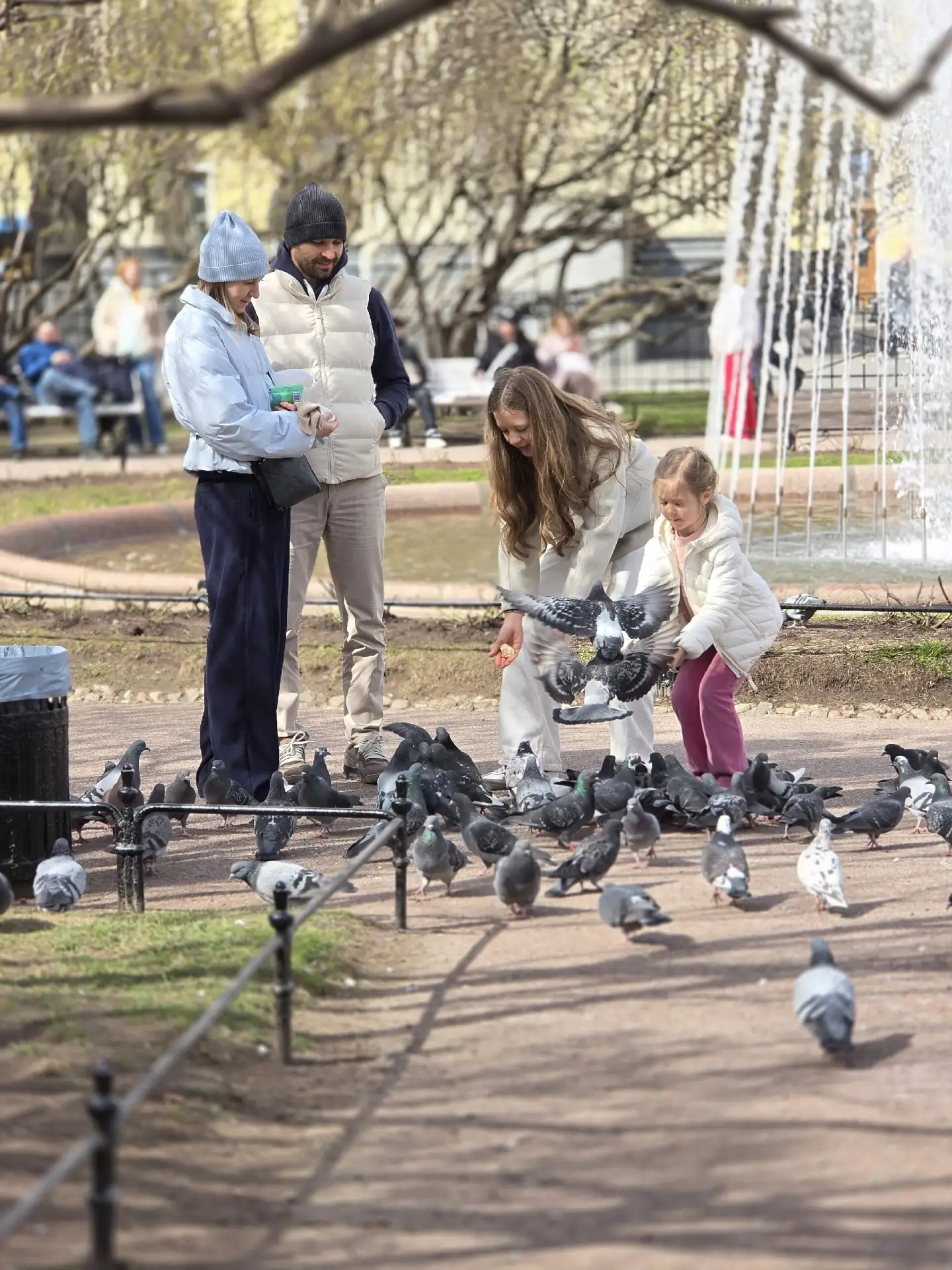 В парке возле Казанского собора. Излюбленное место петербуржцев ❤️