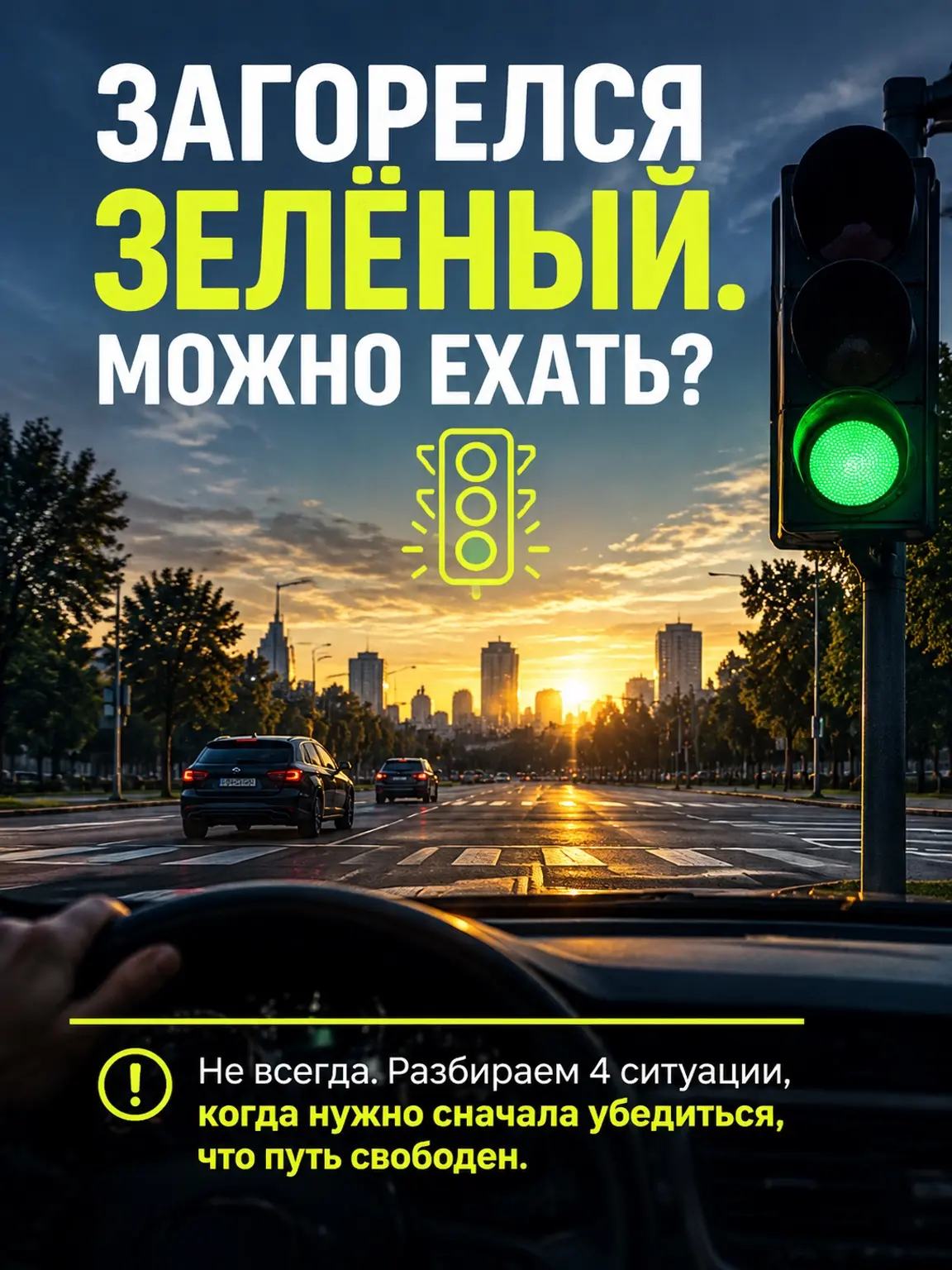 🚦 Зелёный загорелся - значит, пора ехать?