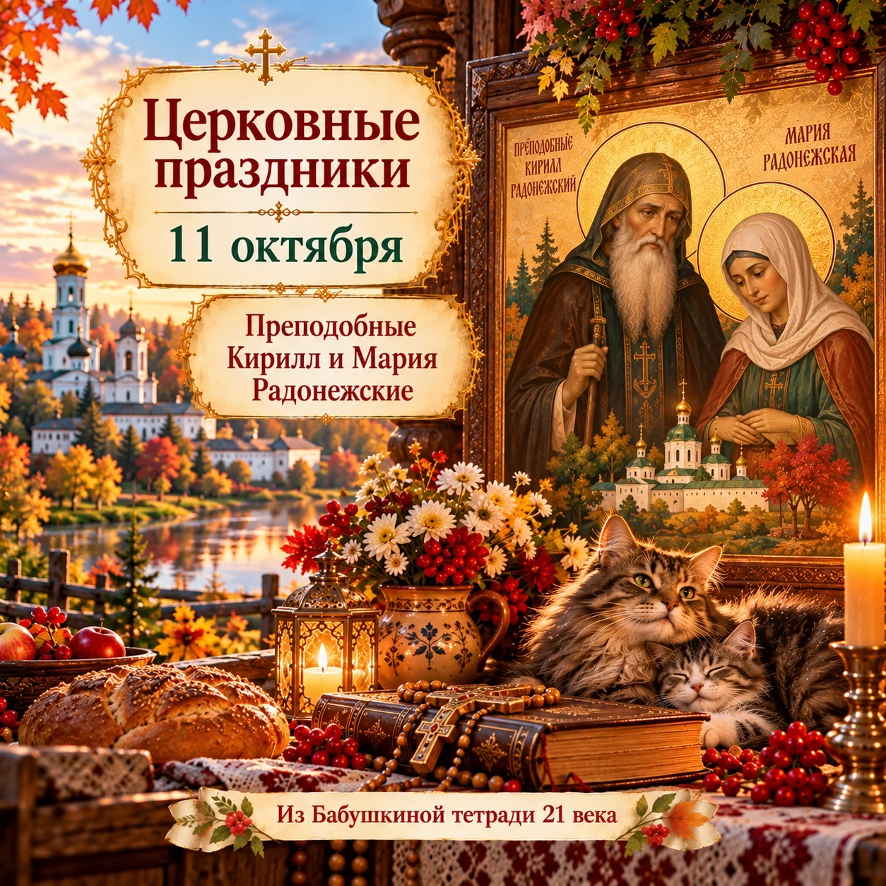 Церковные праздники – 11 октября 🌿