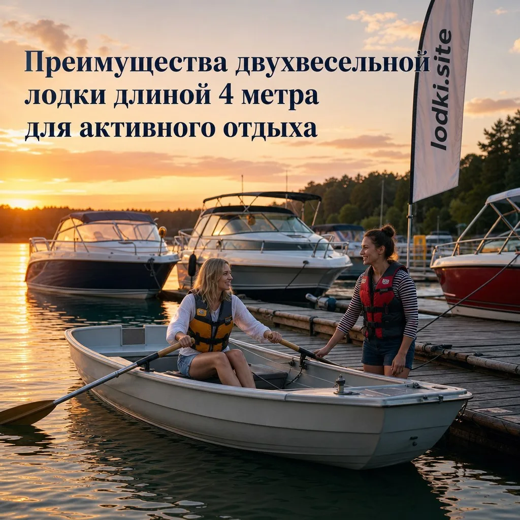 Преимущества двухвесельной лодки длиной 4 метра для активного отдыха