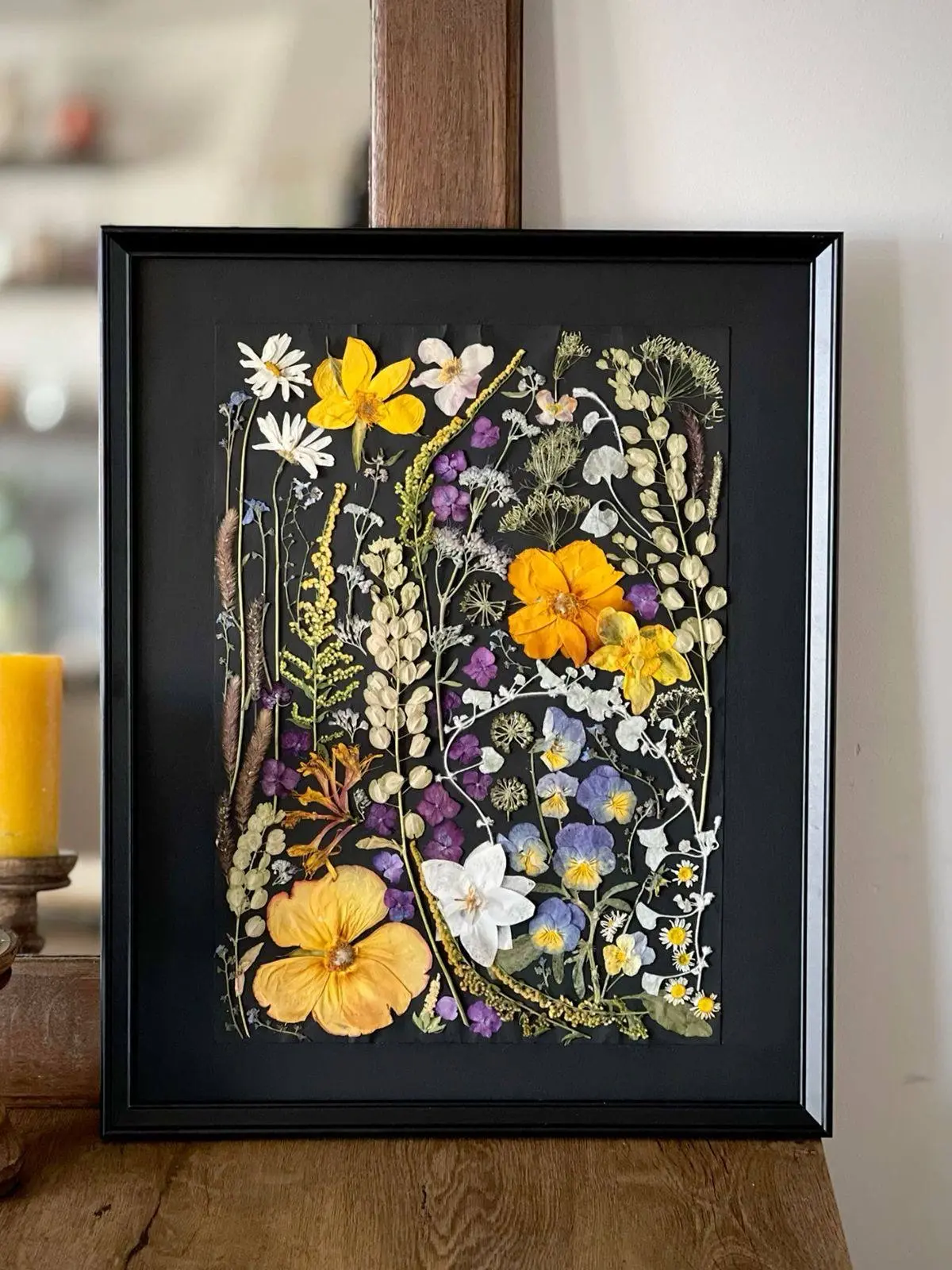 Картины из сухоцветов 🌼