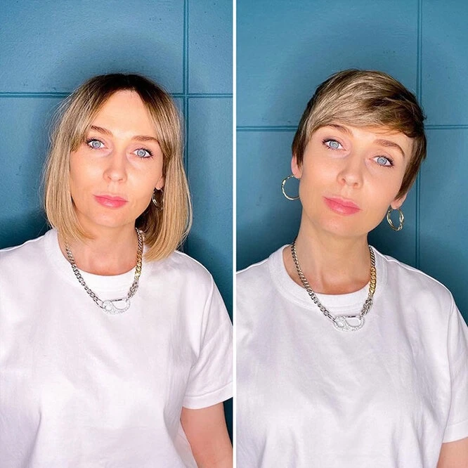 💇‍♀️Рубрика ДО/ПОСЛЕ голосуем девочки