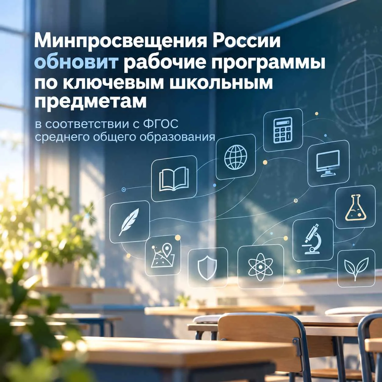 📚 Рабочие программы по ключевым предметам обновят с учётом ФГОС среднего общего образо...