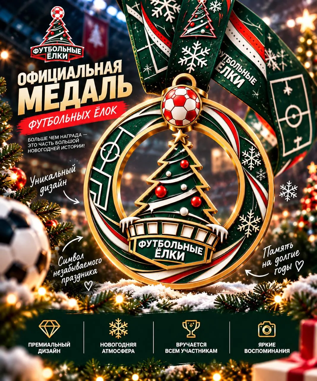 ТУ САМУЮ МЕДАЛЬ — НА САМОЕ ВИДНОЕ МЕСТО! 🏅🎄