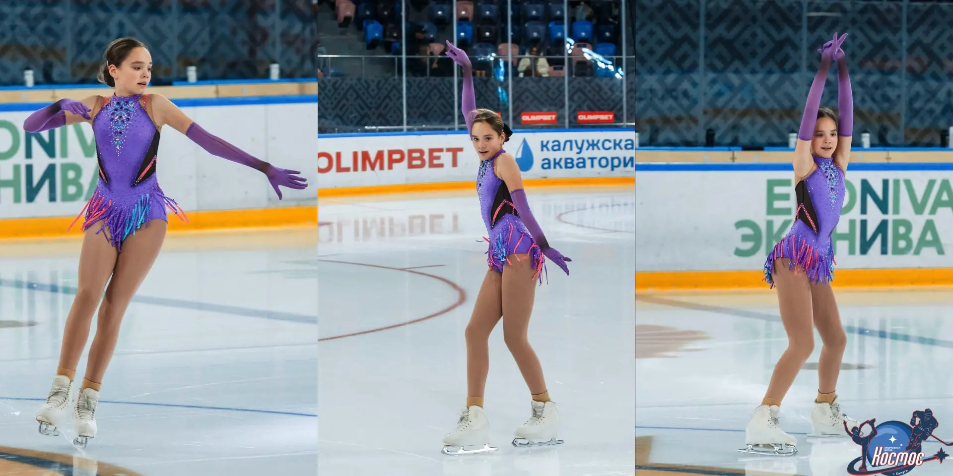 ⛸️🏒 5 октября наша фигуристка выступила на открытии домашних игр РХЛ. Красивый номер с...
