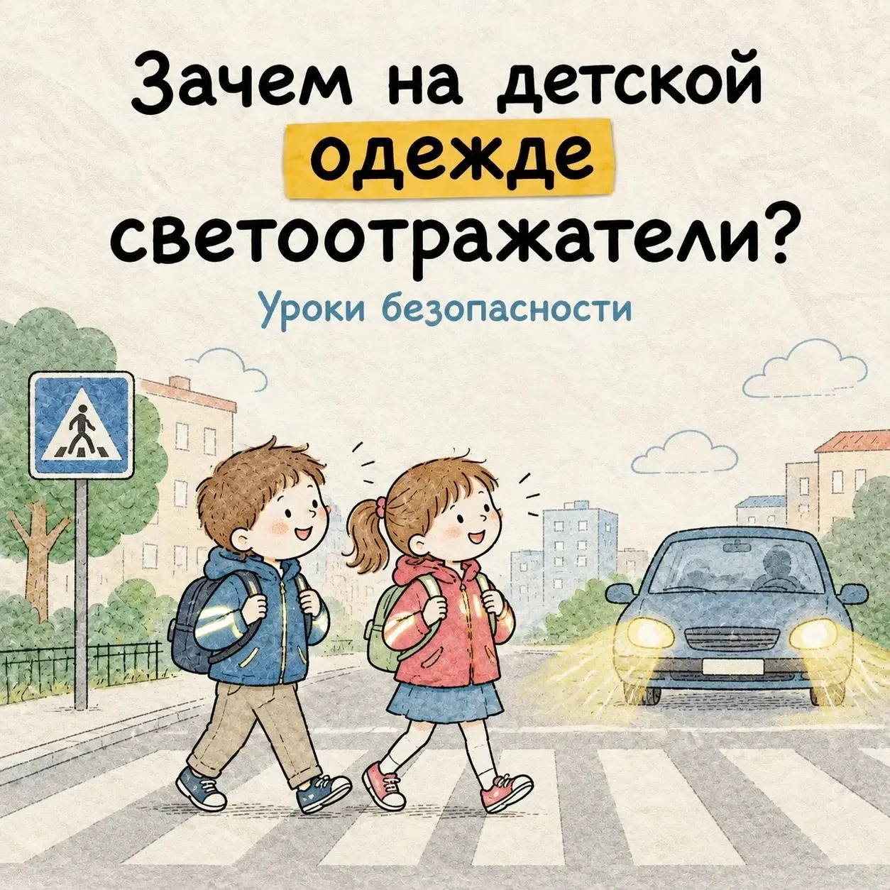 🚦 Безопасность ребёнка на дороге — в деталях!