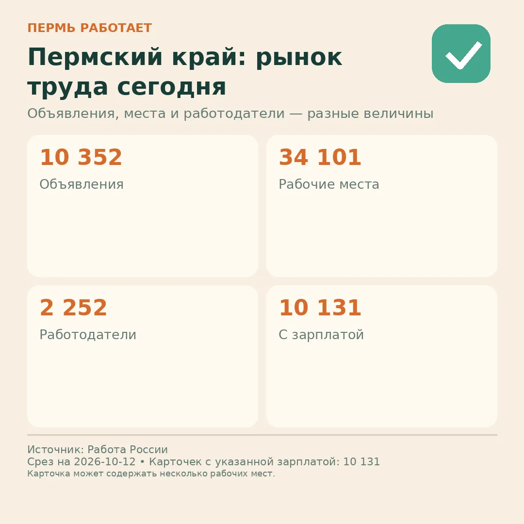 ☀️ Утренний радар: кто и сколько реально ищет людей