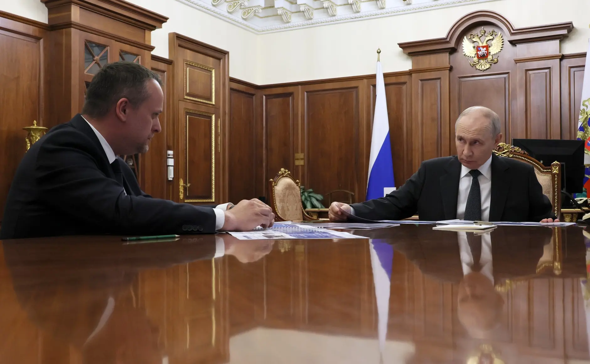 Президенту России Владимиру Путину доложили о ходе работ по строительству трассы М-12