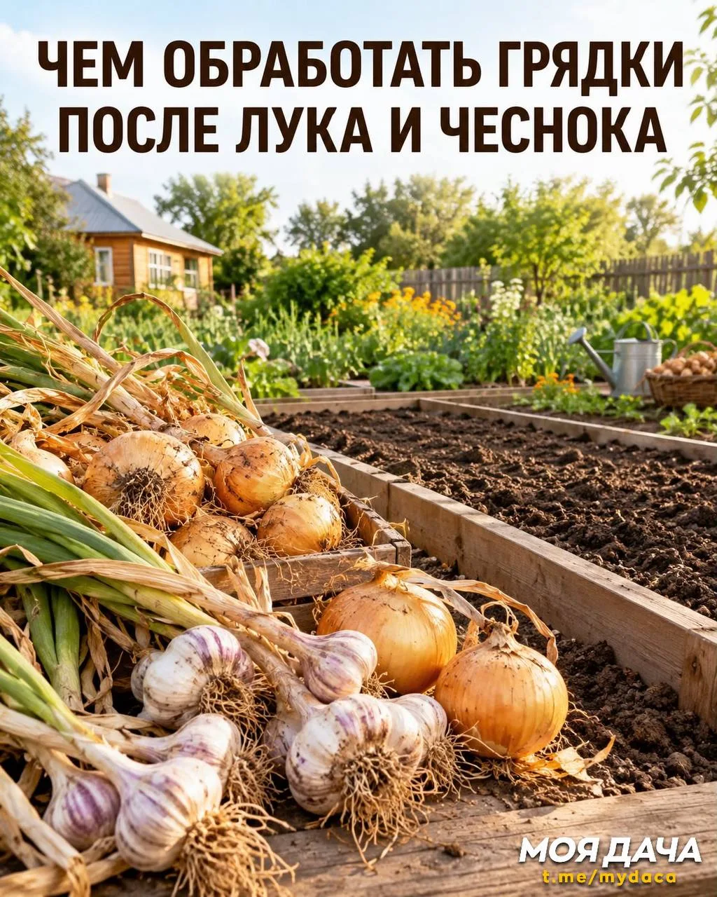 После лука и чеснока грядку лучше не оставлять пустой 🧄