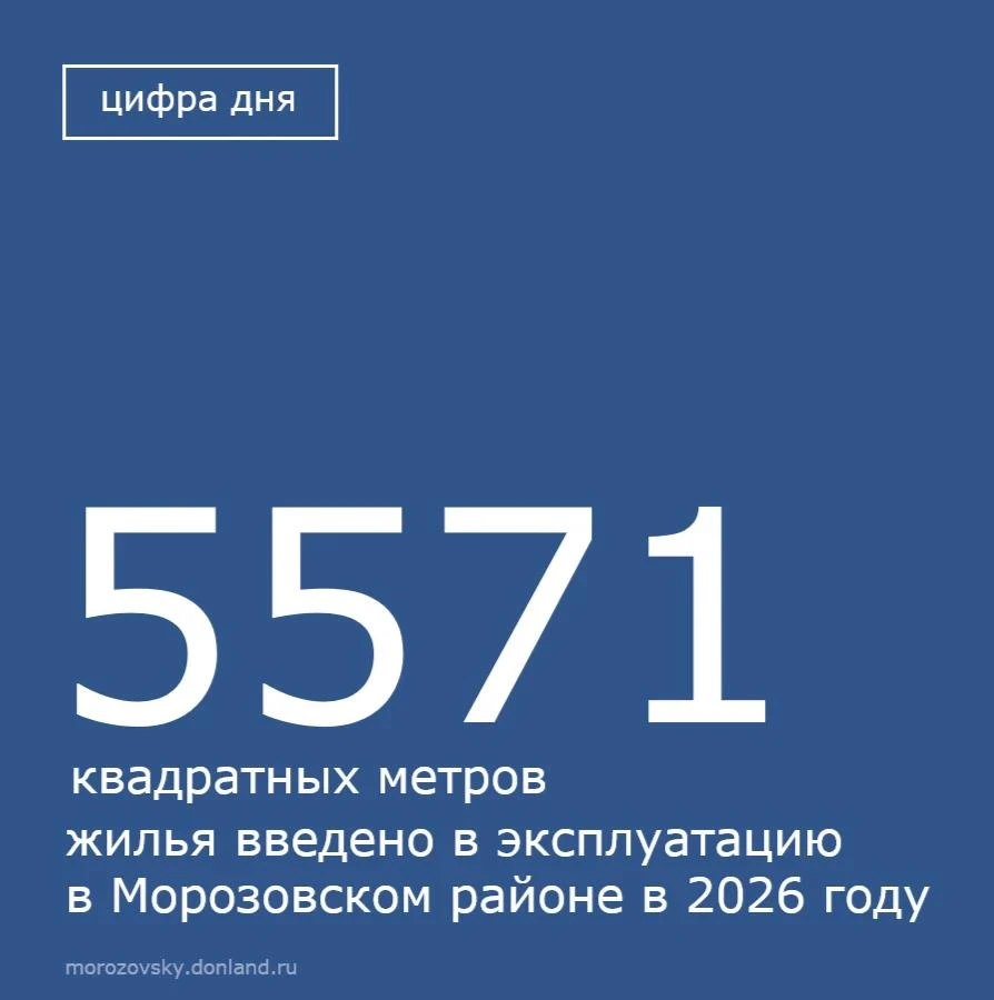 Жилищный вопрос в Морозовском районе: цифры за 9 месяцев.