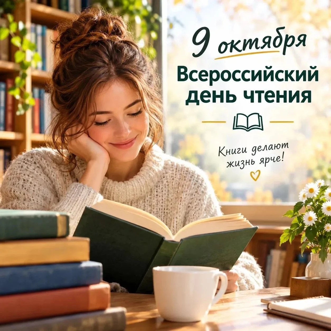 📚 9 октября — Всероссийский день чтения
