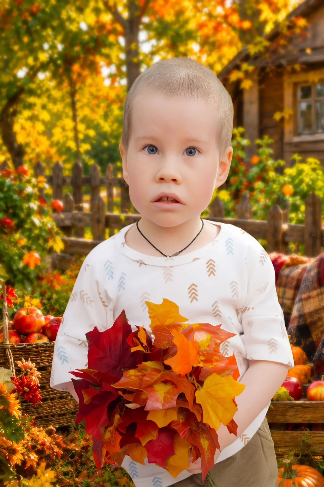 Первая фотосессия в детском саду 🥰🍂🍁☀️