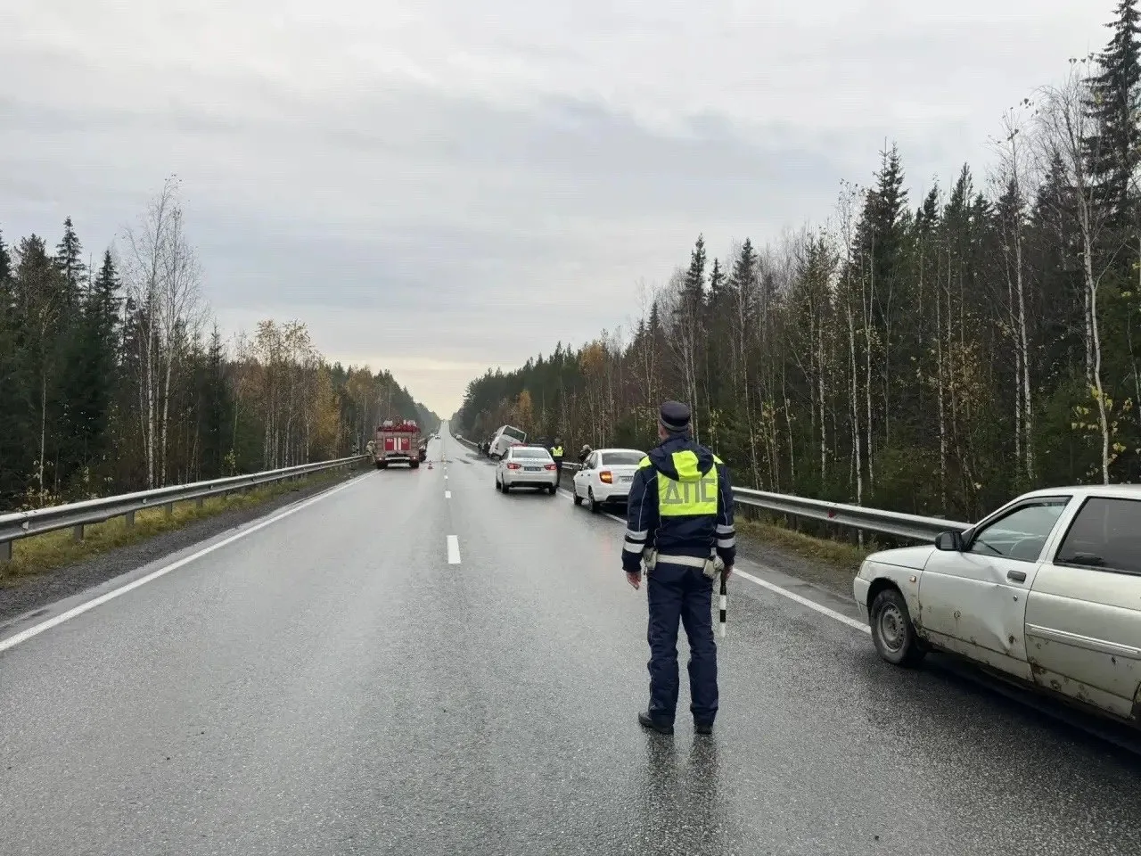Два человека погибли в ДТП с автобусом