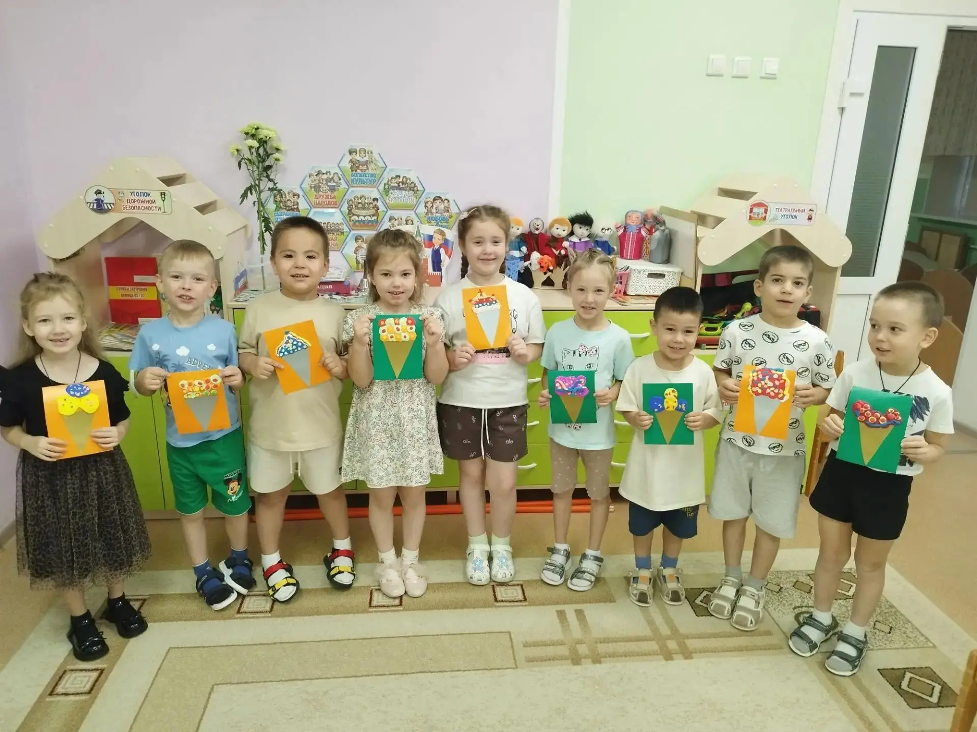 ☀️ Лето в ладошках: лепим мороженое! ☀️