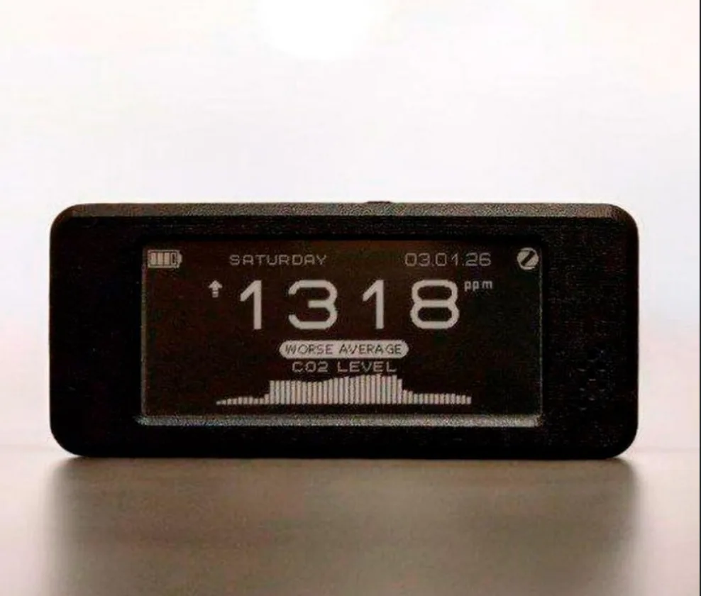 Zigbee датчик СО2 EFEKTA eAir Monitor:
