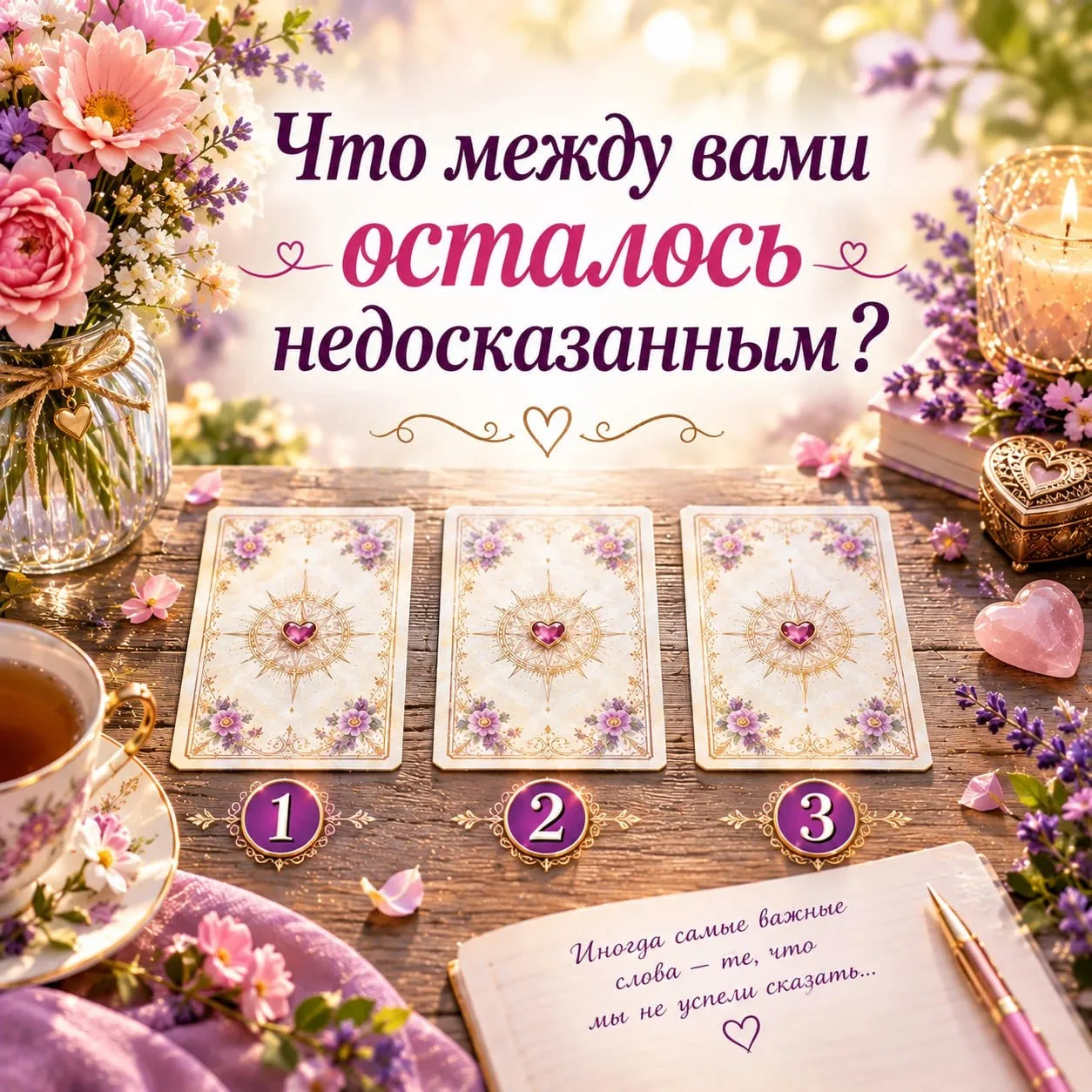 ЧТО МЕЖДУ ВАМИ ОСТАЛОСЬ НЕДОСКАЗАННЫМ? 🃏