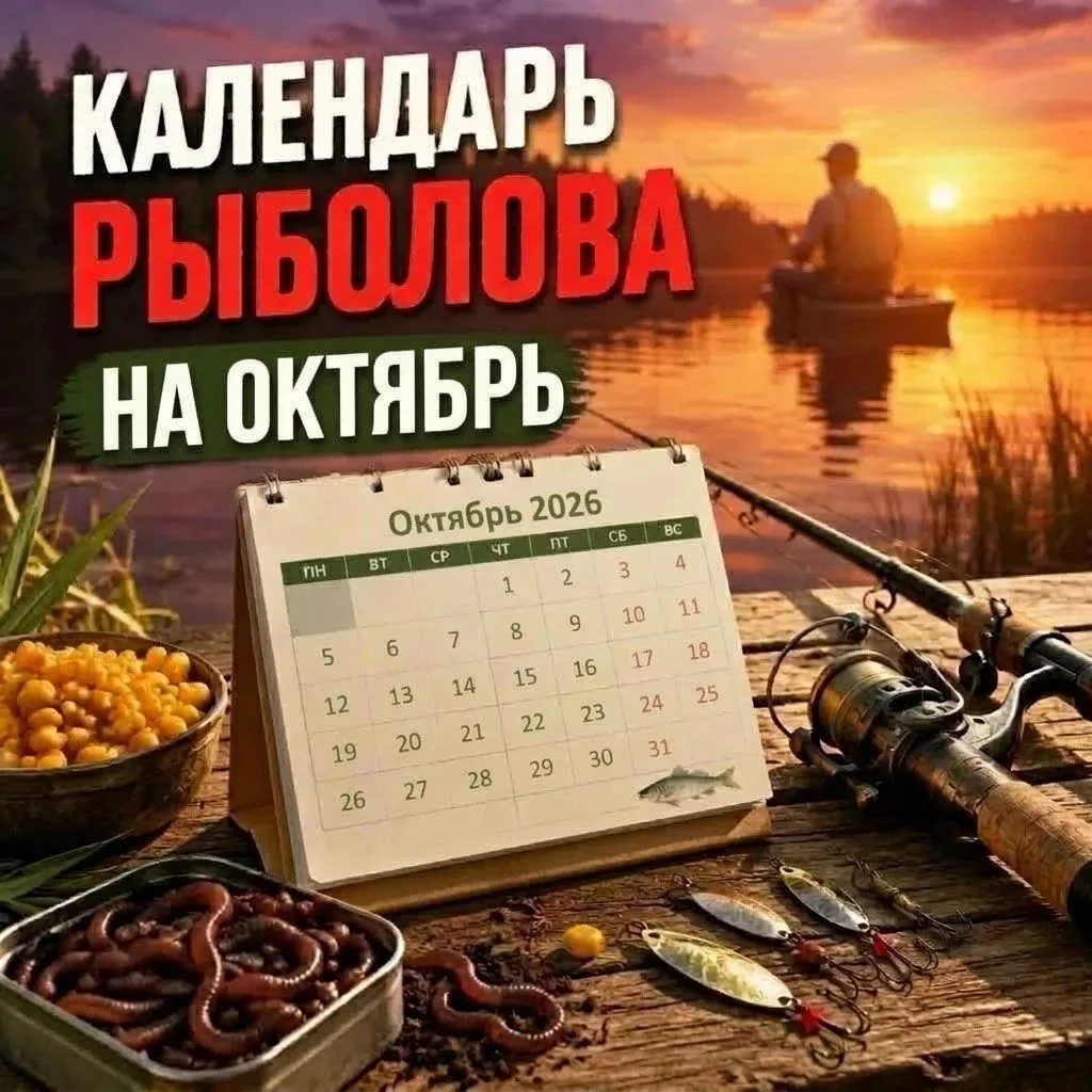 🎣 Лунный календарь рыбака на октябрь: когда ждать лучший клёв?