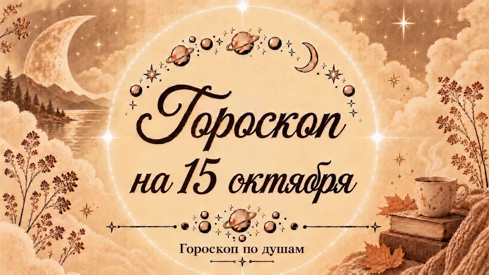✨ Гороскоп по душам на 15 октября✨
