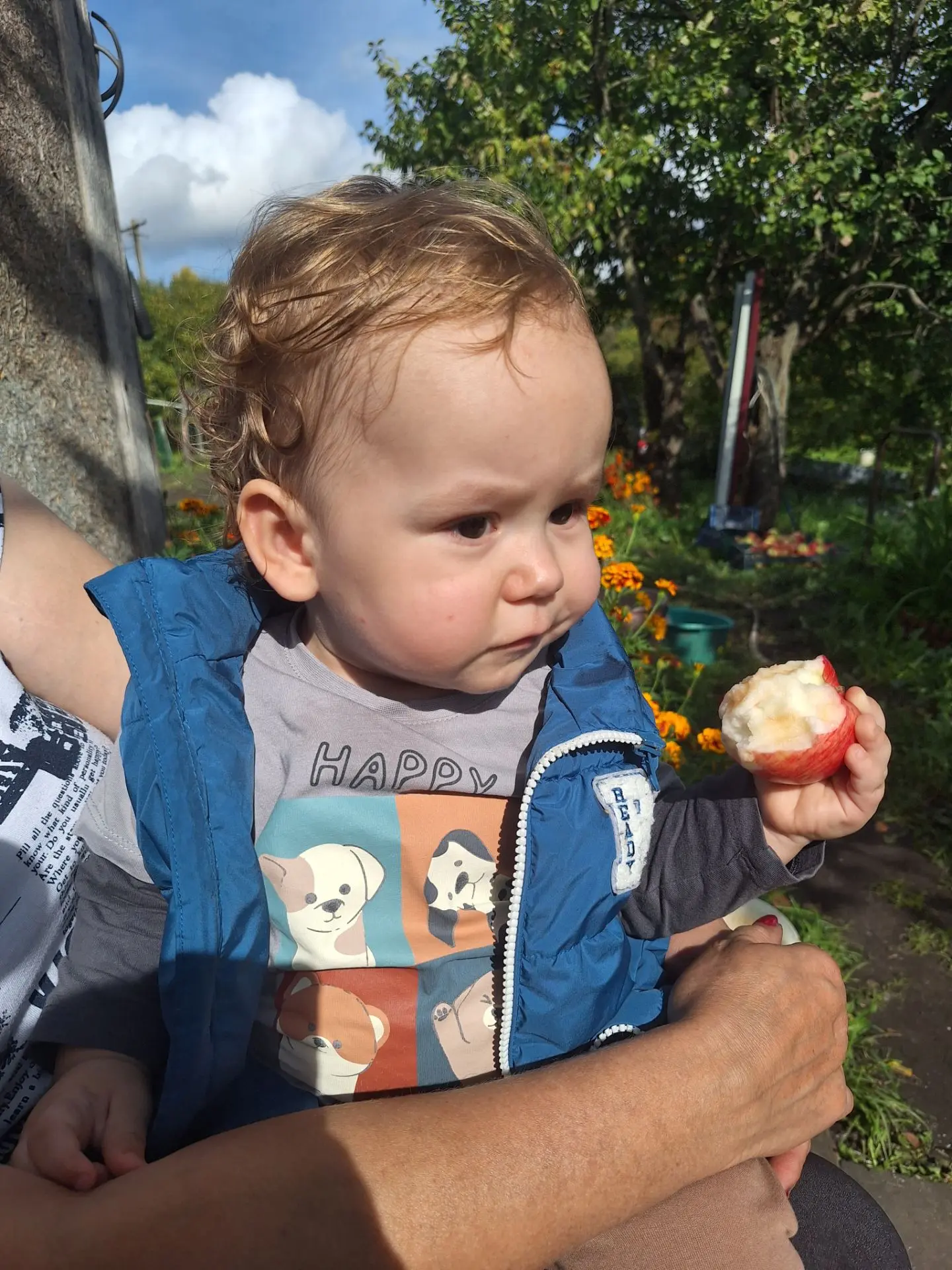 Сегодня мы отдыхаем в деревни.  Помогаем картошку перебирать😂.