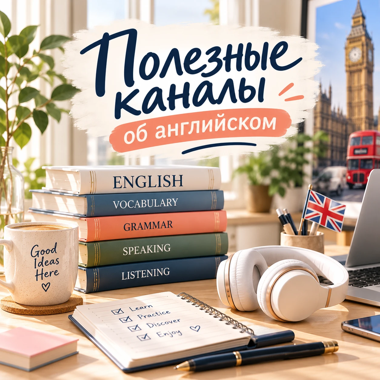 Собрали интересные каналы для тех, кто хочет изучать язык легко, находить полезные мате...