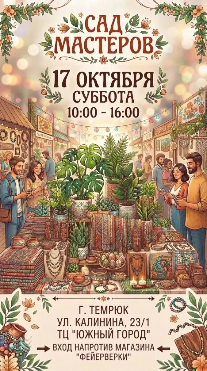 ‎✨ Ярмарка «Сад мастеров» — там, где природа встречается с мастерством!