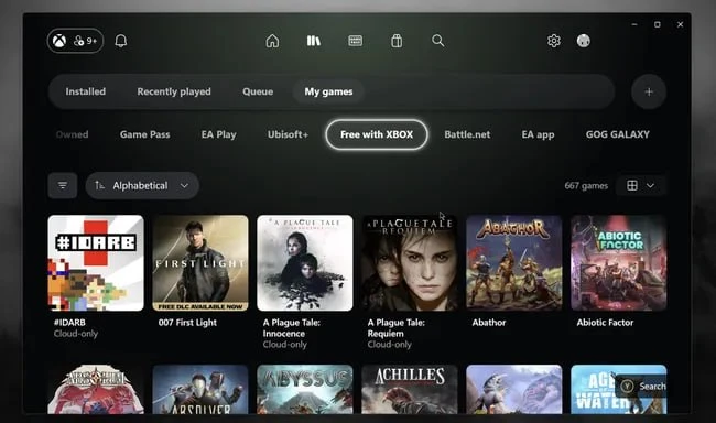Microsoft тестирует обновлённую версию приложения Xbox для ПК с кодовым названием Garrison
