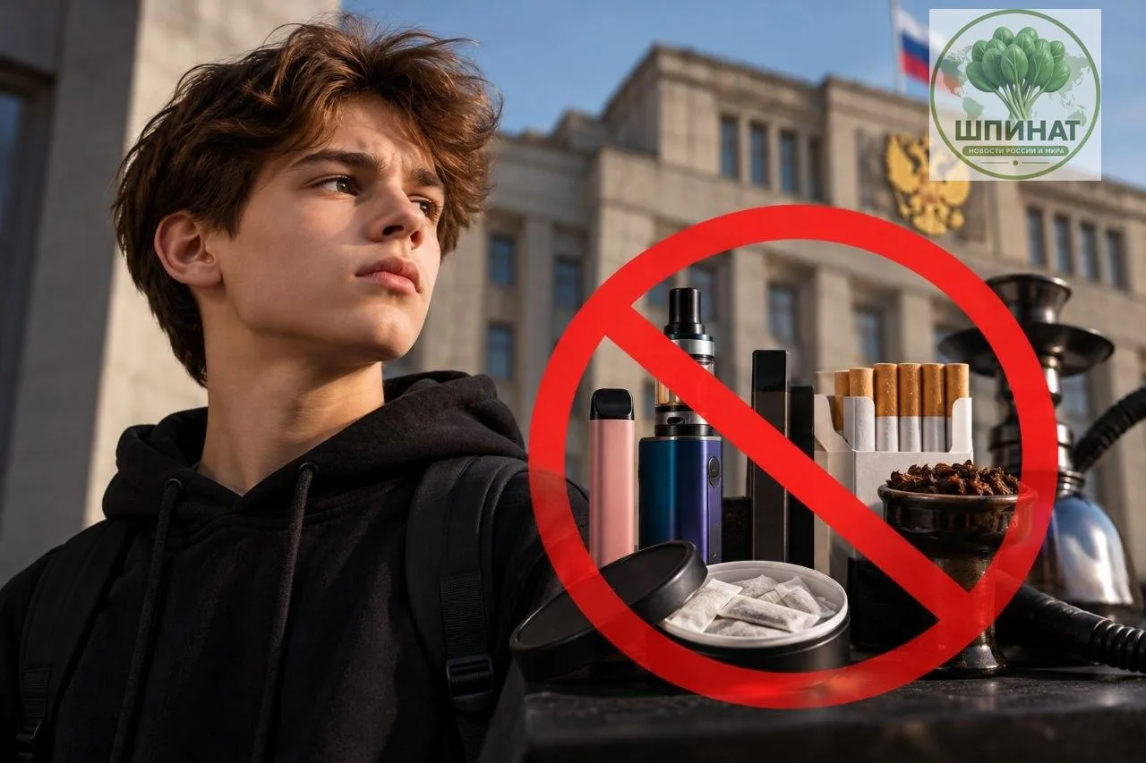 Россиянам, родившимся в 2009 году и позже, хотят пожизненно запретить вейпы и табак