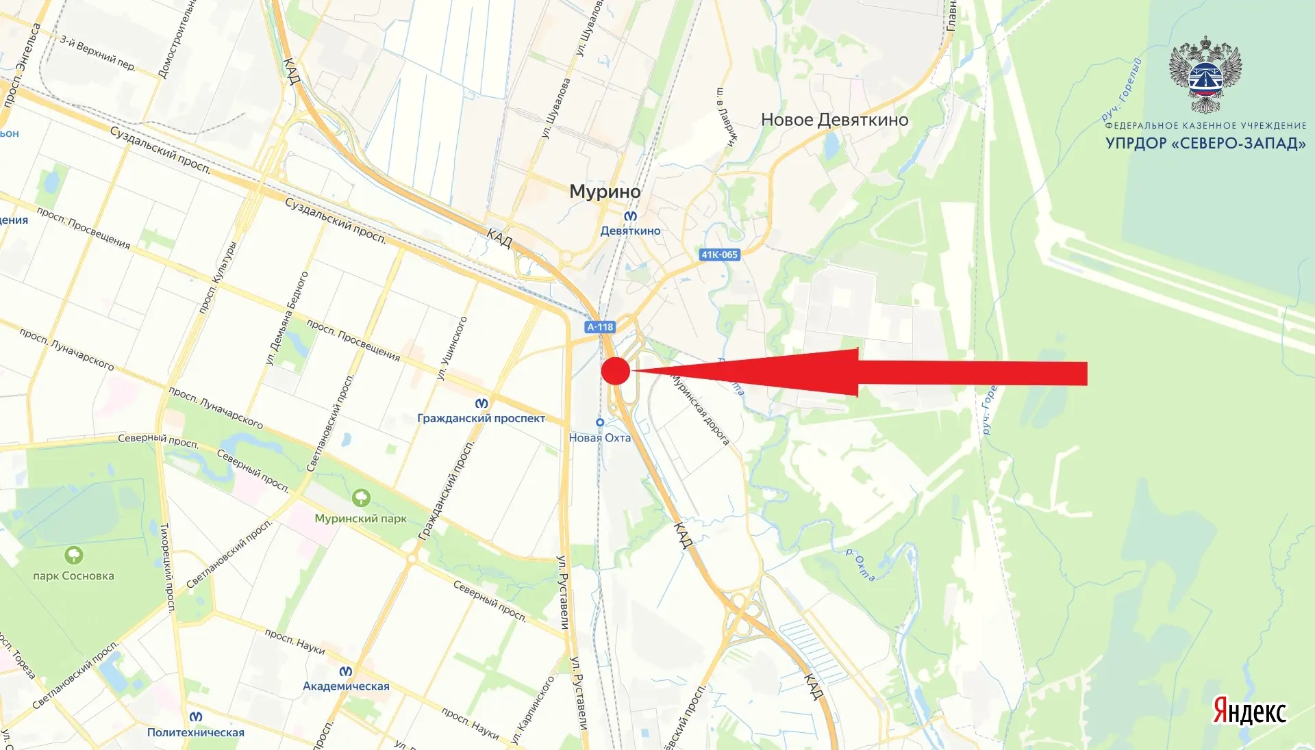 Новые перекрытия на КАД на ближайшие дни: