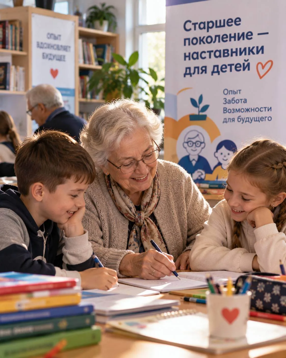 👵 Россия — старшее поколение станет наставниками для детей
