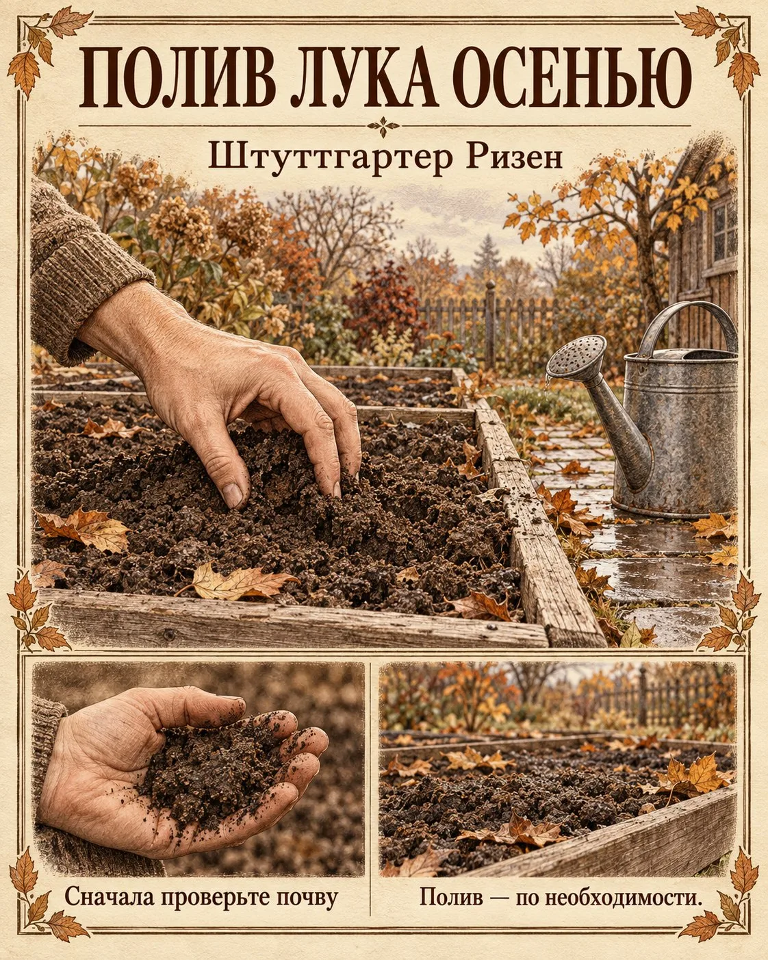 💧 НУЖНО ЛИ ПОЛИВАТЬ ЛУК ОСЕНЬЮ?