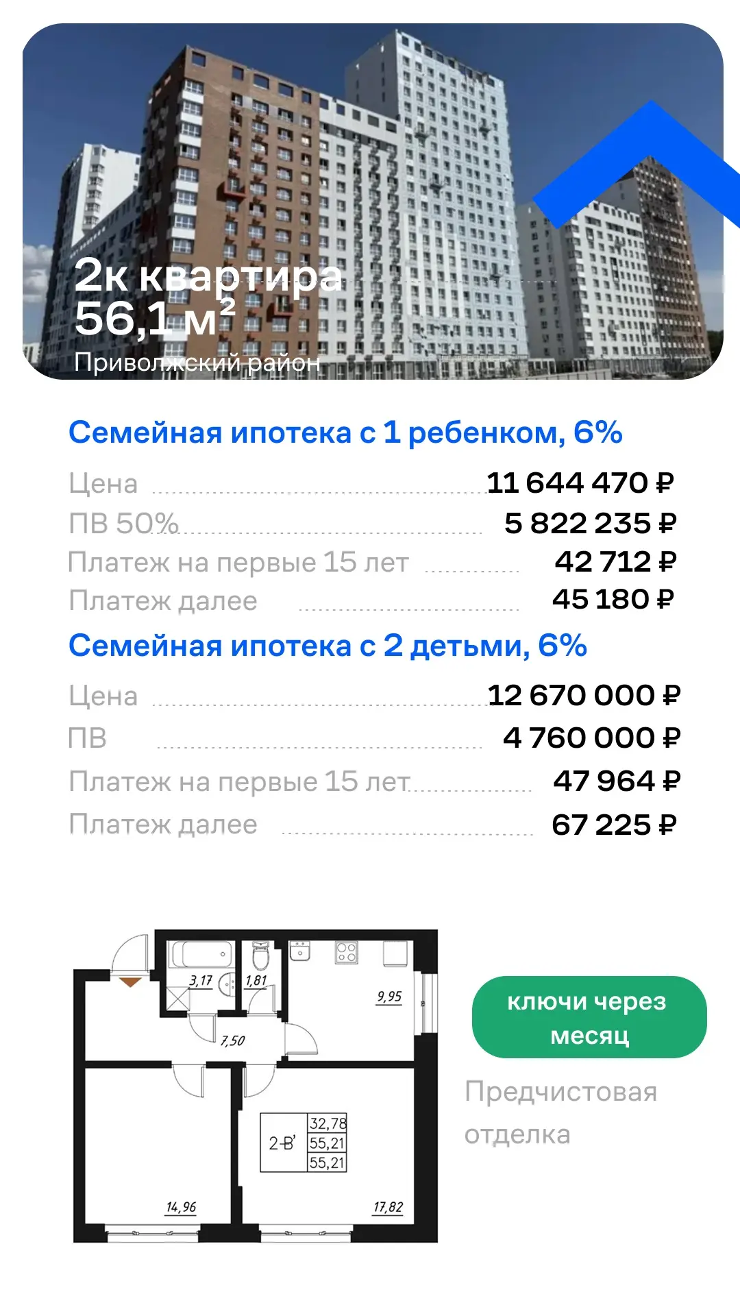 Не успели приобрести квартиру по выгодной льготной ставке? Появился ещё один шанс!