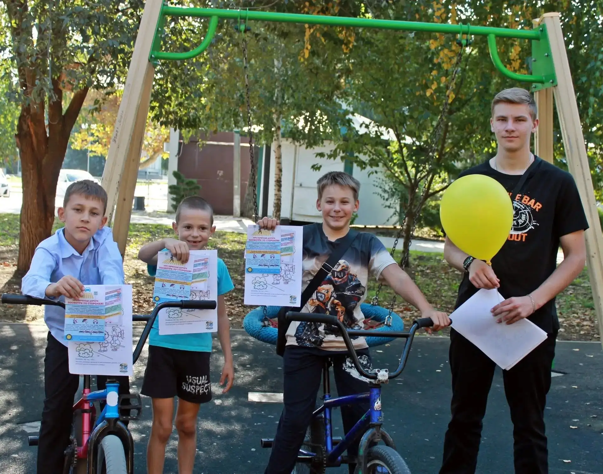 📰 В Динском Парке культуры и отдыха состоялось акция «Электросамокат и велосипед - без...