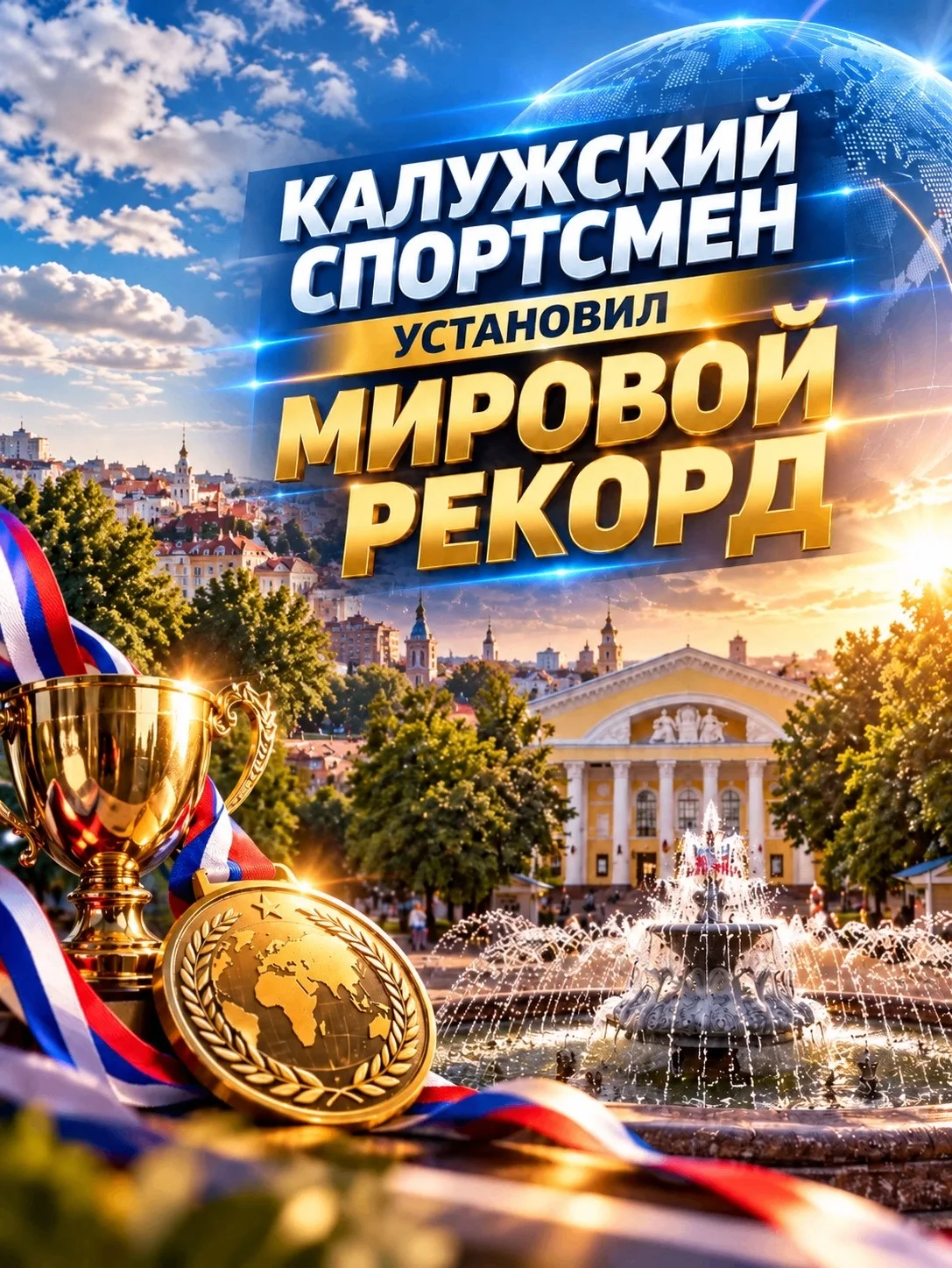 🇷🇺 Калужский спортсмен установил мировой рекорд