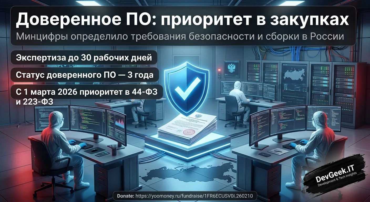 # Пост: Доверенное ПО: теперь мало быть «российским» на бумаге