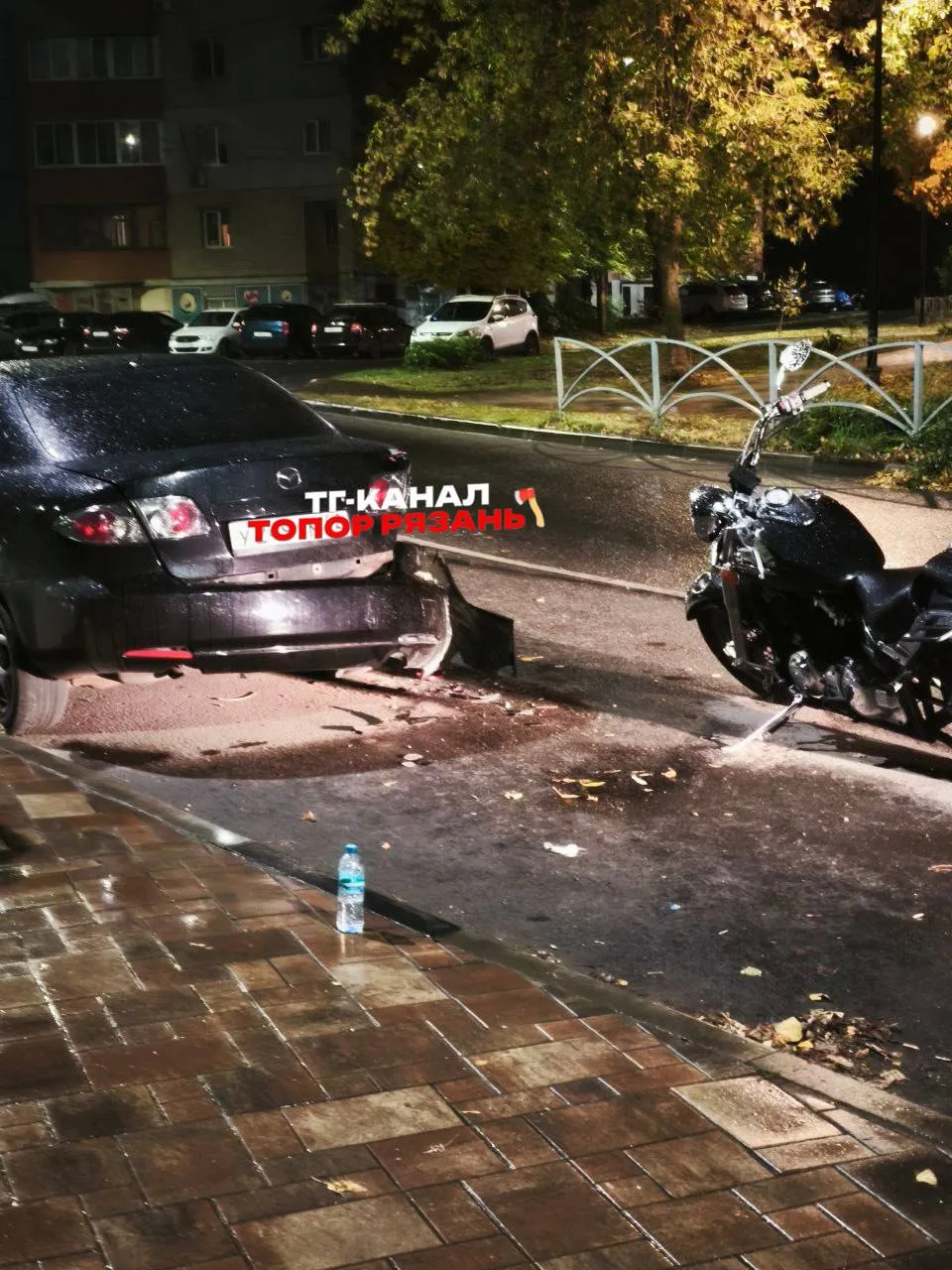 ⚠️ ДТП с участие мотоцикла произошло в Рязани