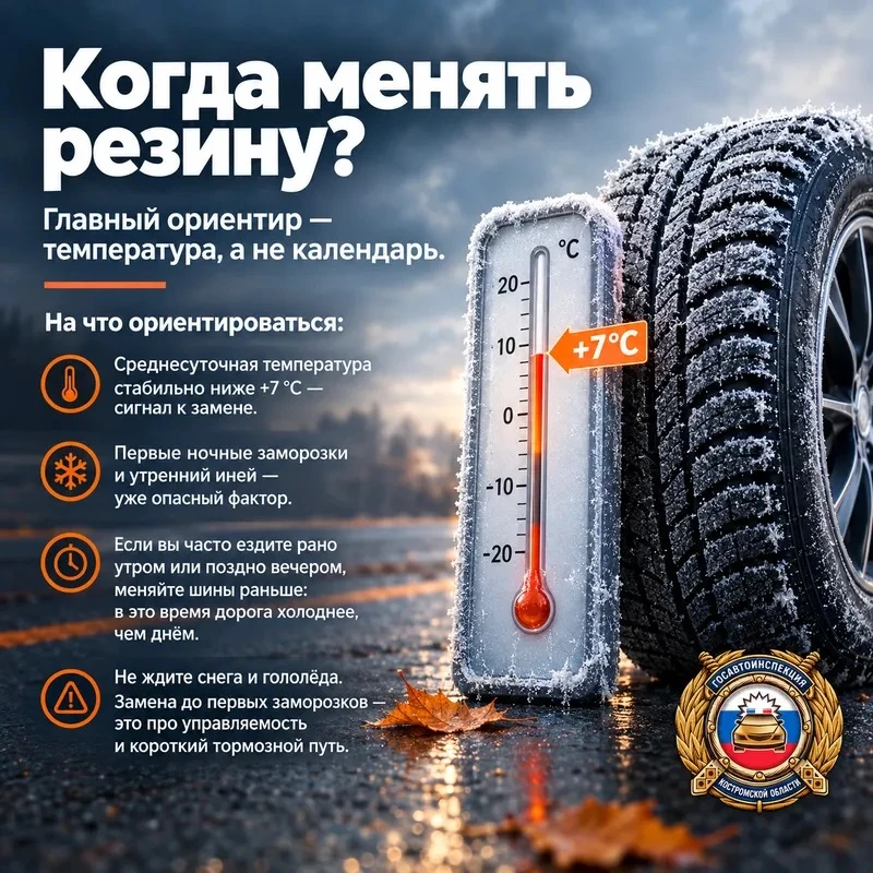 🍂🚔Внимание, водители! Осень — время особой осторожности на дороге
