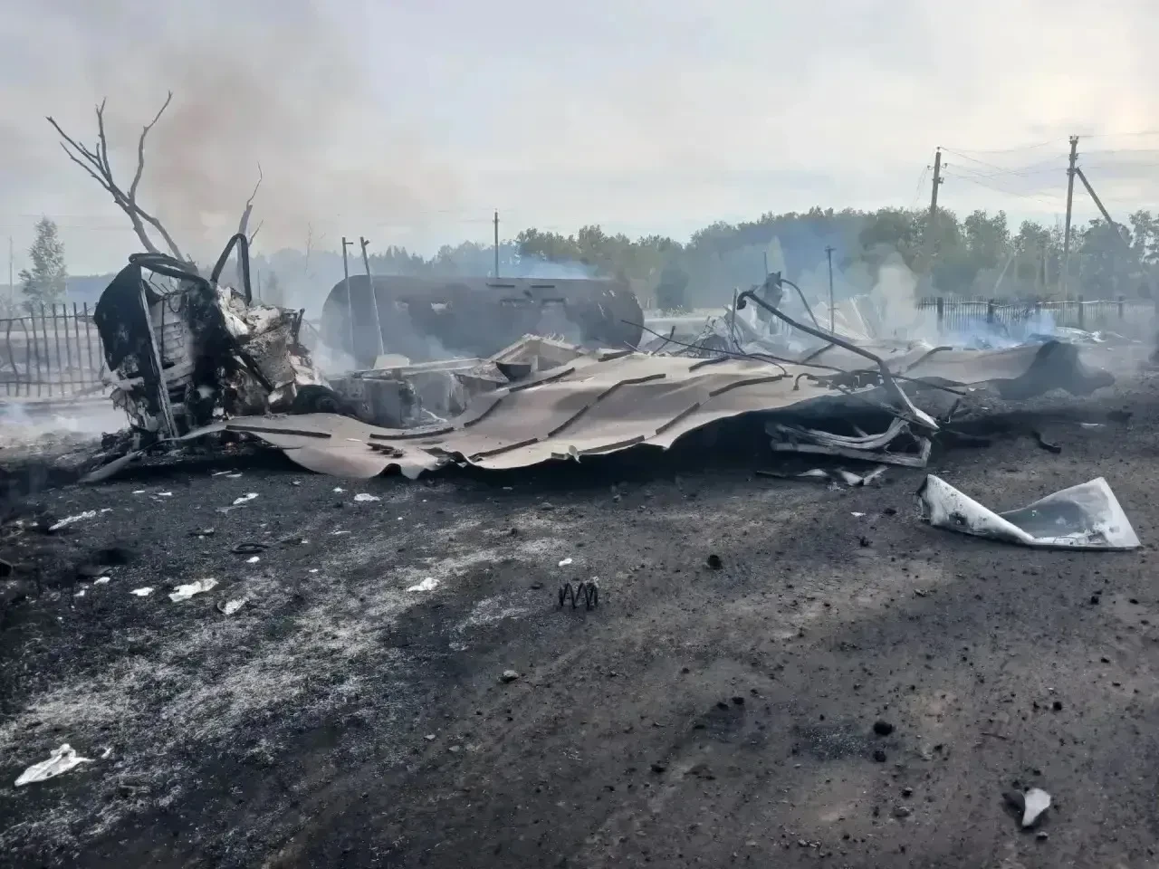 🔥 В Полтавском районе прокуратура проверяет возгорание на зернотоке