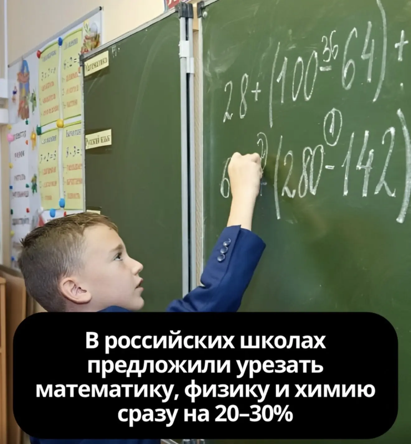 В российских школах предложили урезать математику, физику и химию сразу на 20–30% –  гл...