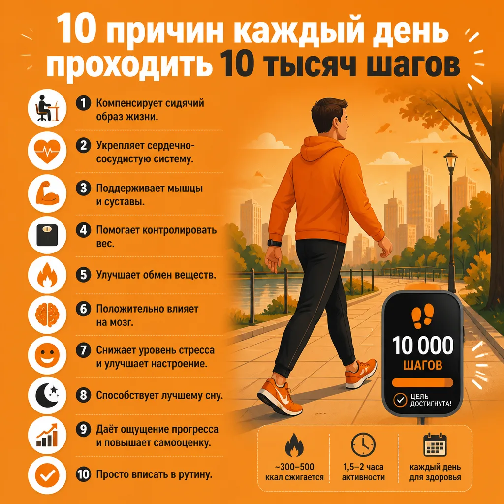 🗓 4 октября — Всероссийский день ходьбы!